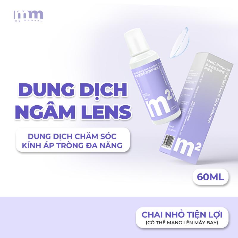 Dung Dịch Chăm Sóc Kính Áp Tròng Đa Năng Nước Ngâm Lens MM LENS - 60ml