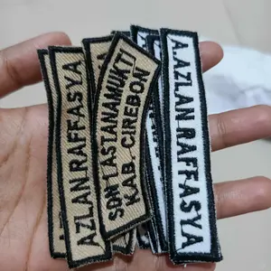 BORDIR NAMA , BORDIR NAMA SEKOLAH,LNGSUNG JADI, BET BORDIR PAPAN NAMA