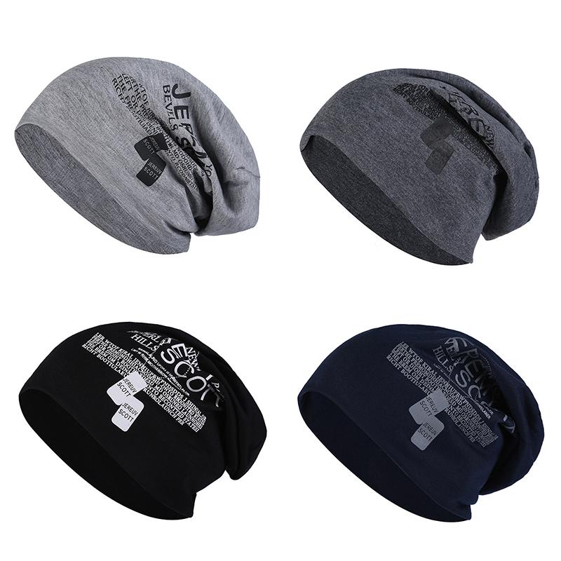 Mũ Len Chữ Cái Cho Nam Và Nữ Mũ Đầu Lâu Co Giãn Hip-Hop Unisex Mùa Thu Và Mùa Xuân