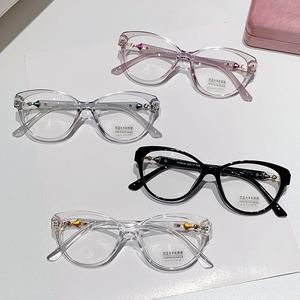 FS Cat Eye Frame High Quality Glasses women spec new European American trendy cat eye glasses casual eyewear eyeglass stylish spec glasses