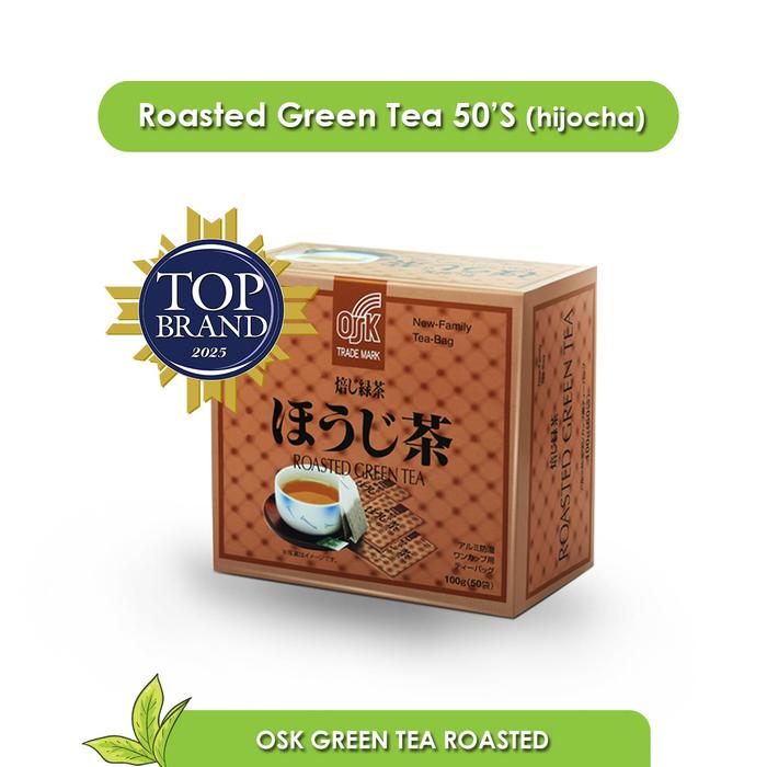 Gambar OSK Roasted Japanese Green Tea - Hojicha Tea - Teh Hijau Panggang Original dari Jepang - HALAL & BPOM dari OSKGreenTeaOfficial Kota Administrasi Jakarta Selatan Tokopedia