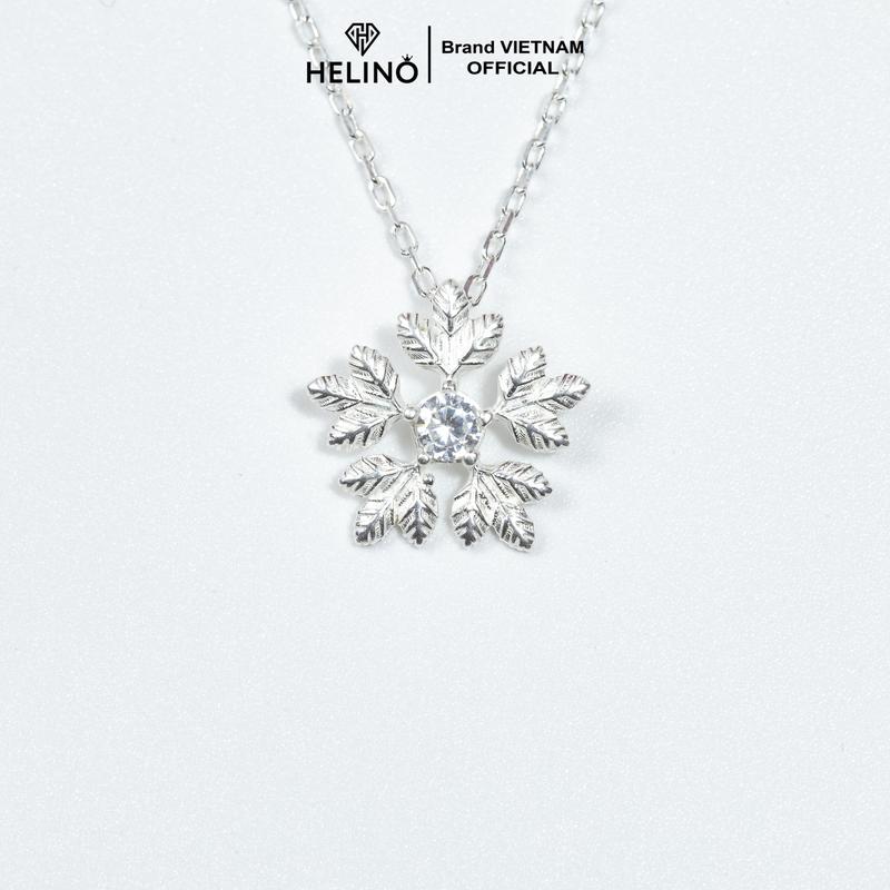 Dây chuyền bạc nữ HELINO hình bông tuyết lấp lánh C27