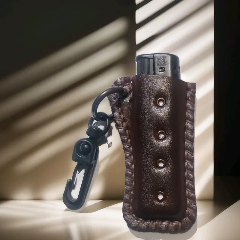 gantungan kunci kulit asli ragam aksesoris keychain Elegan 4