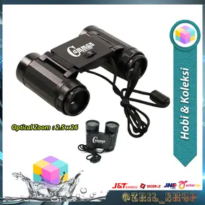 Teropong Mainan Anak Binoculars Telescope 2.5x26 dengan Tali Nyaman dan Optical Zoom