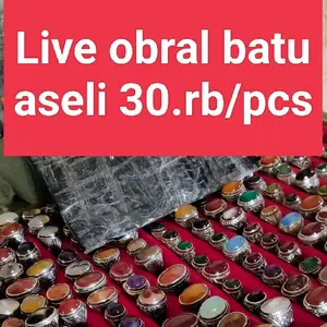 #cincin akik live obral harga 30.rb harga hanya di saat waktu Live