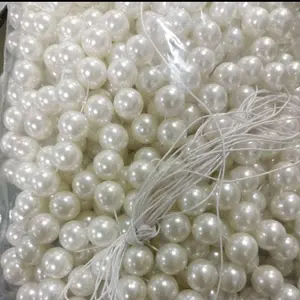 Mote Mutiara 10mm Putih broken white 1pon