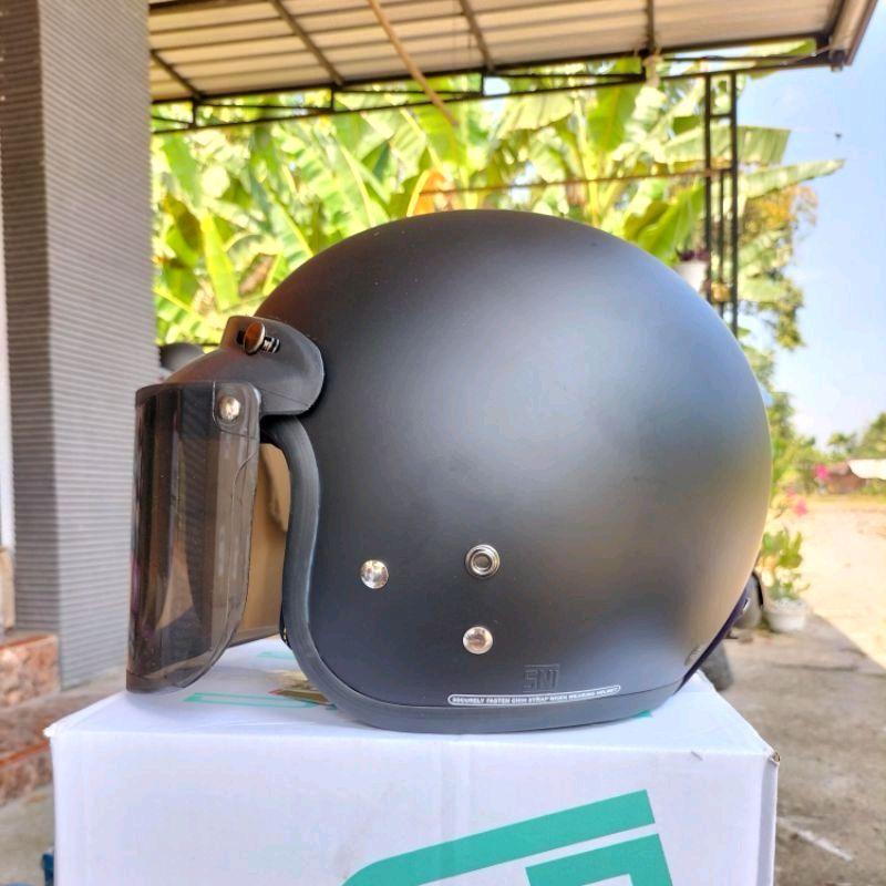Helm Cargloss Original 100% Full Leher Pria Wanita Dewasa Ber SNI - Motorcycle 2