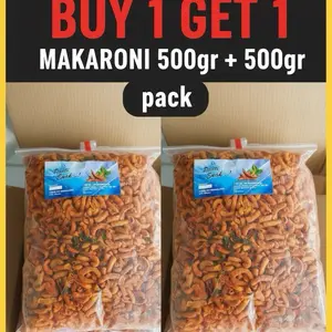 PROMO 1 KG MAKARONI BANTAT CIKRUH DAUN JERUK PEDAS MACARONI