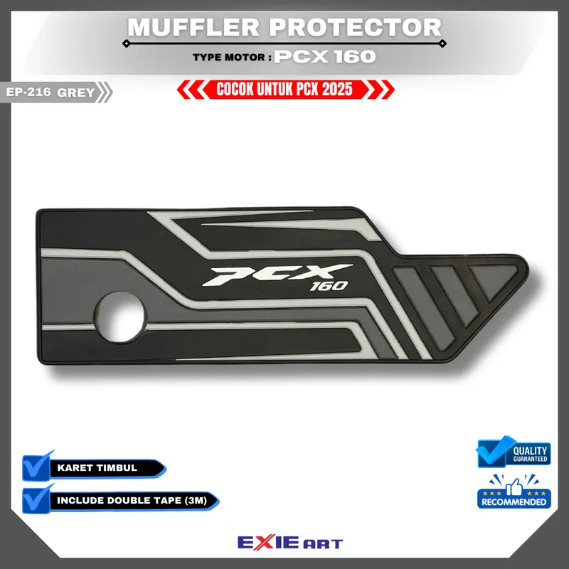 MUFFLER PROTECTOR MOTORCYCLE KNALPOTPCX 160 2025 RoadSync - AKSESORIS PCX 160 7