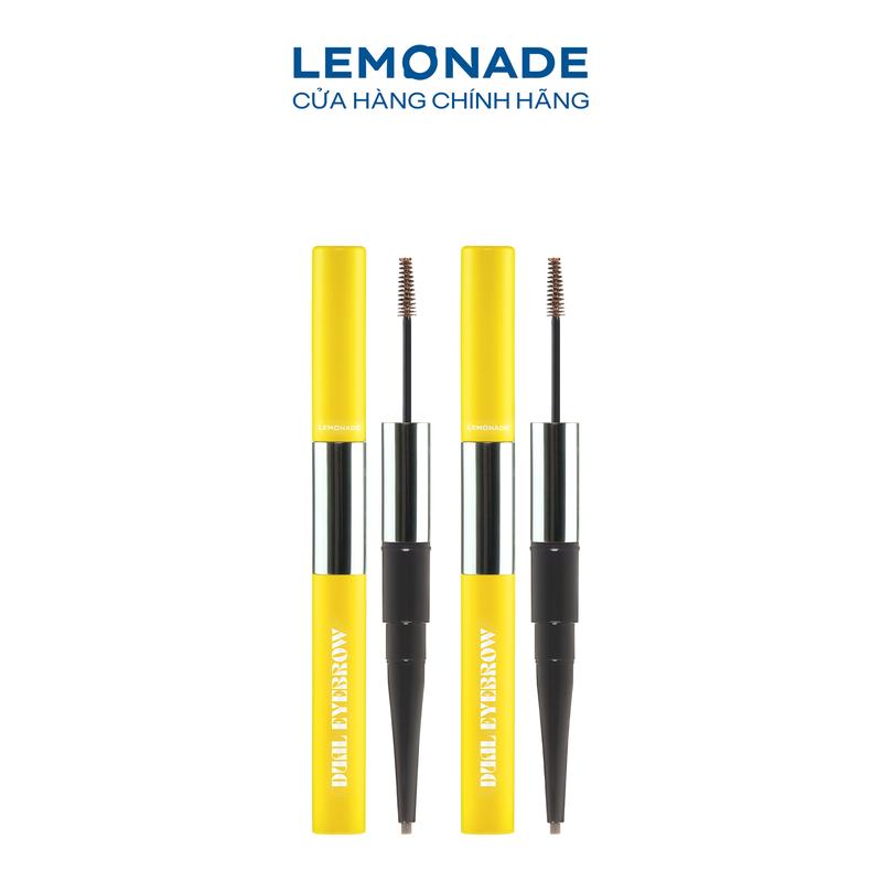 Combo 02 Chì kẻ mày 2 đầu Lemonade Dual Eyebrow 2.75gx2