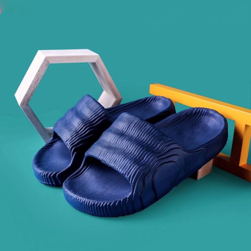 Sandal Slip-On Dewasa dan Anak Adilette Loreng Polos Terbaru Kekinian Trendy Modis 7