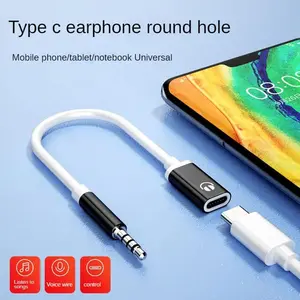 3.5mm Male To Type-c Female Headphone Aux Audio Cable Converter Type-C To 3.5mm Jack Converter Earphone Audio Adapter Cable