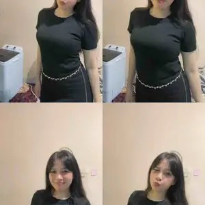 [LumiJoy] Belt Chain Wanita Emas Mewah Motif Bintang Laut Mutiara Desain Elegan Anti Karat L129