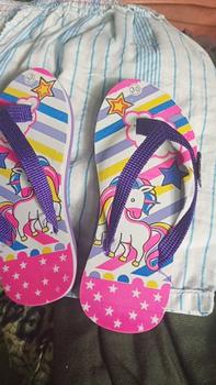 Product Review of sandal anak perempuan motif kuda poni rainbow terbaru 2024 panjang  Kaki 26 sampay 35 Fashion from R**a B**a A**i 0