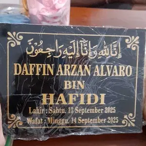 BATU NISAN LEMPENGAN 15x20 BERKUALITAS TERMURAH GARANSI PECAH 100%