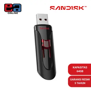 Sandisk Cruzer Glide 3.0 USB Flash Drive CZ600 64GB Stiker Flashdisk