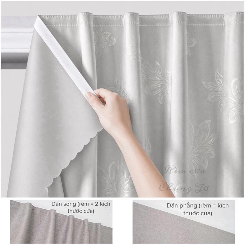 Rèm dán tường chống nắng tiện lợi, không cần khoan tường