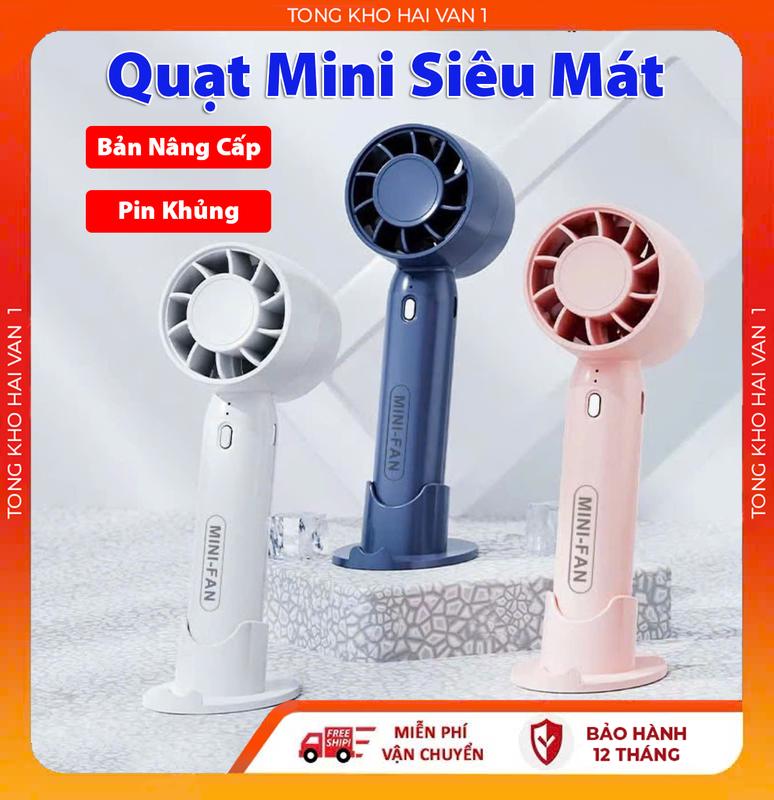  Quạt Cầm Tay Mini T10 Siêu Mát Làm Giá Đỡ Điện Thoại Với 3 Tốc Độ Gió Có Thể Sạc Lại Pin Khủng Nhiều Màu Sắc 