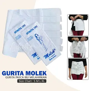Gurita Ibu Molek Tali Ikat Putih Polos Gurita Ibu Paska Melahirkan Size S M L XL Hamil
