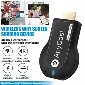 Wvvmvv 4K 1080P M2 Plus Wireless Wifi Display Hdmi-Compatible Tv Dongle Receiver For Dlna Airplay Miracast For Anycast For Ios