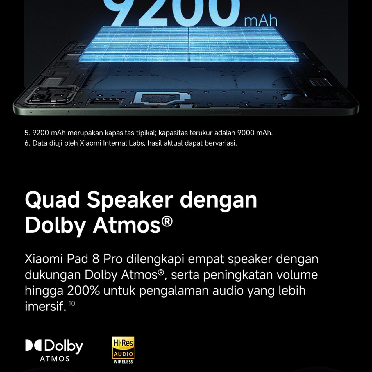 Xiaomi Pad 8 Pro (8/256GB) (12/512GB) | Tablet Android  | Chipset Snapdragon 8 Elite Mobile Platform | Pengalaman produktivitas dengan WPS PC-Level | Pendukung Xiaomi Focus Pen Pro terbaru | Baterai 9.200mAh dengan 67W HyperCharge [Xiaomi Official Store]