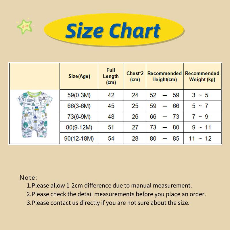 Product Introduction of Baby Sleepwear Pyjamas For Newborn Boy Romper Jumpsuit Infant Girl Cotton Summer Toddler Clothing 0