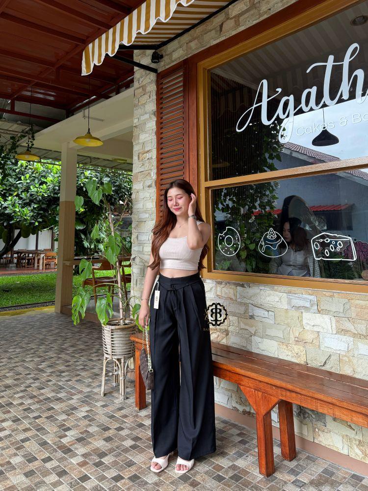 Arumi Pants - Celana Panjang Wanita Highwaist Korean Style- Adem Nyaman