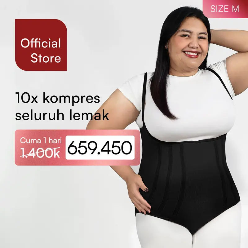 CHESS Bodyshaper / L - BLACK / Shapewear (Tanpa Tulang) / Anti Pengap Gatal Ruam Korset Perut 0