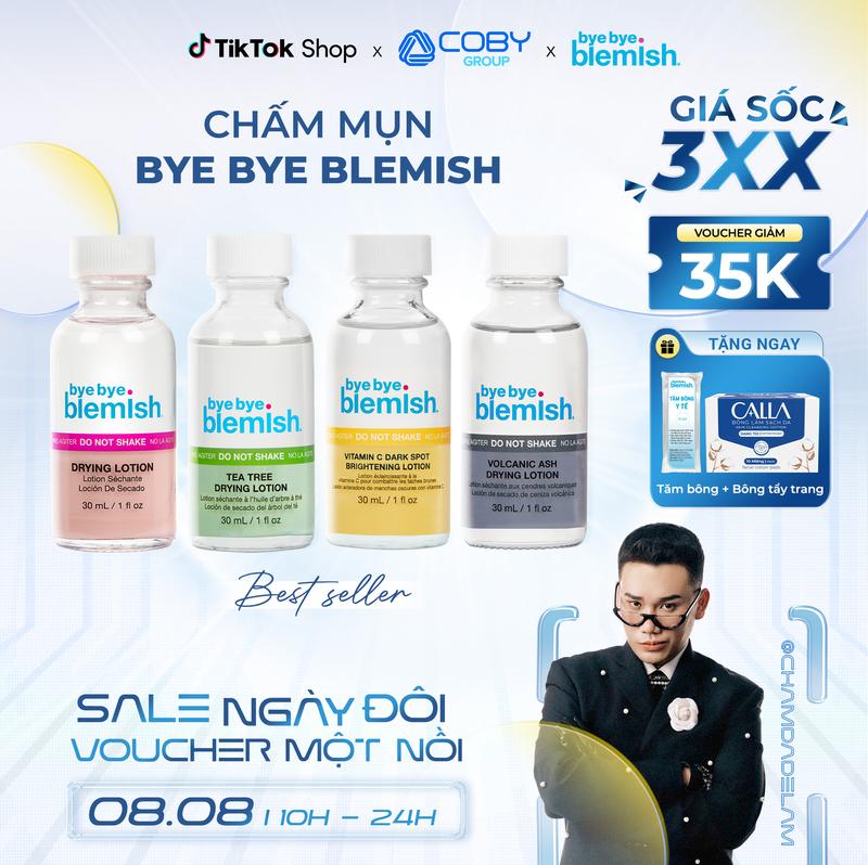 [KOL CÔ HỌC CHĂM DA X BYE BYE BLEMISH] Lotion Chấm Mụn BYE BYE BLEMISH Drying Lotion Dành Cho Mọi Loại Mụn 30ml