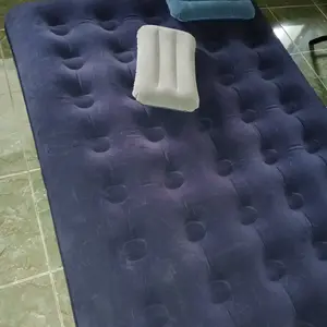 PAKET BESTWAY 67002 KASUR ANGIN DOUBLE BIRU  POMPA LISTRIK + 2 BANTAL BESTWAY