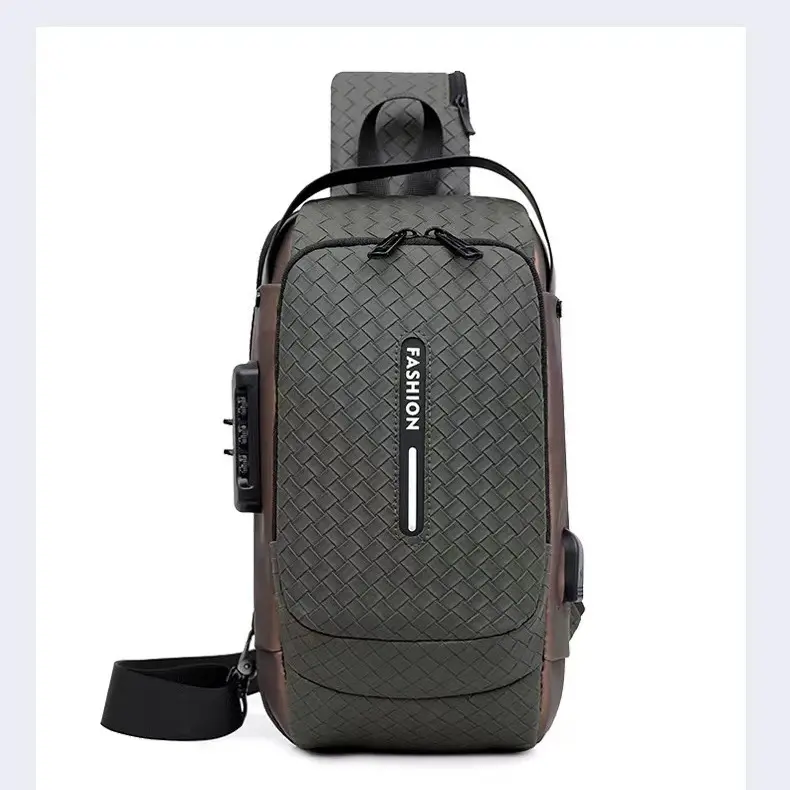 【COD】GREY Tas Selempang Pria Kulit Shoulder Bag F003 1
