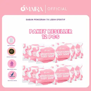 Omaira - Brightening Soap (sabun batang) Paket Reseller 12pcs