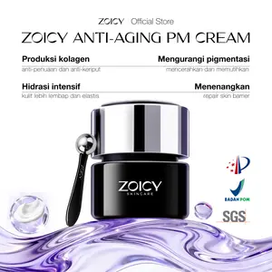 [3 IN 1] ZOICY Retinol PM Cream 50g | Anti-aging Moisturizer Night Cream | Anti-keriput Pelembab Wajah | Mengencangkan kulit | Elastis Kulit | Mencerahkan | Moisturizing | Repair Skin Barrier | Anti-photoaging | Mencegah Flek Hitam