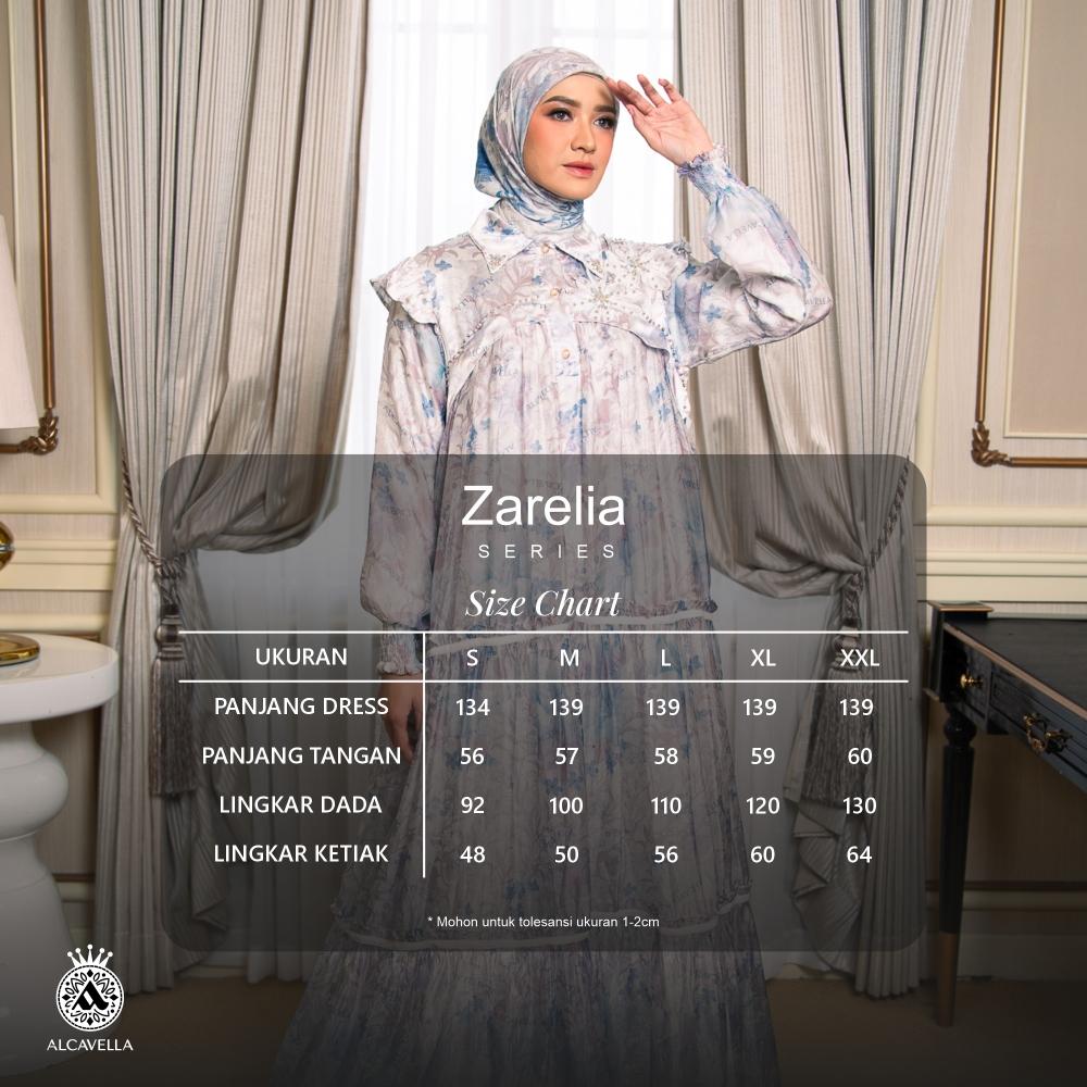 Alcavella - Zarelia Dress Set Hijab | Gamis Wanita Muslim Elegan Mewah Alcavella - Zarelia Dress Set Hijab | Gamis Wanita Muslim Elegan Mewah
