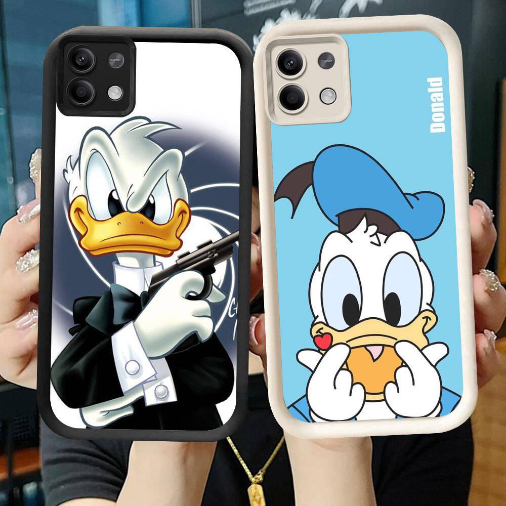 KD-13 Donald Duck Luxury Casing untuk Redmi A1 A2 13C 15 K60 Note 13 Ultra Pro Plus
