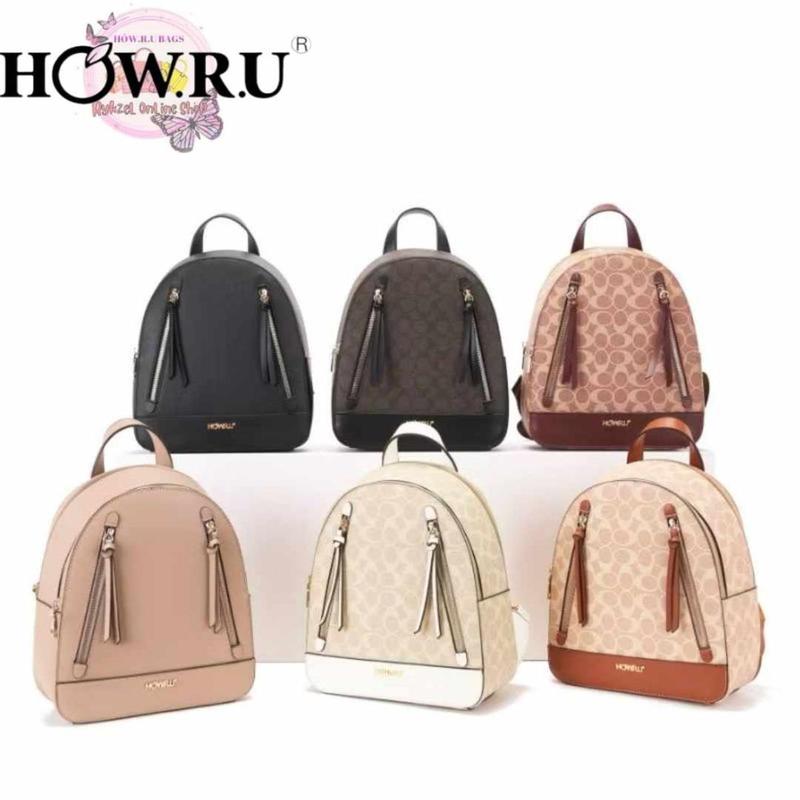 HOWRU AUTHENTIC C13 PU Leather Backpack for Women - TikTok Shop Philippines