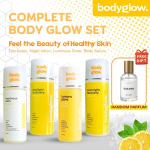 Lotion Super Dosting Lotion Siang Malam + Toner + Serum Body Glow Dosting Lotion Pemutih