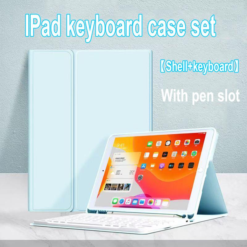 Bao đựng iPad kèm bàn phím và vỏ, tương thích với các mẫu iPad sau: Air 1/2 ,…
