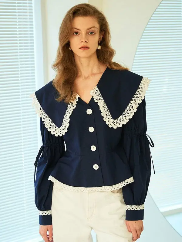 VAV - BRENDA BLOUSE POLOS RENDA / ATASAN WANITA RENDA -PN 0