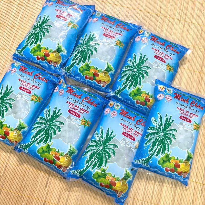[VỊ QUÊ HƯƠNG 71]- Combo 7kg Thạch dừa Minh Châu (mỗi túi 1kg) - Ăn Vặt Snack topping đồ uống 4