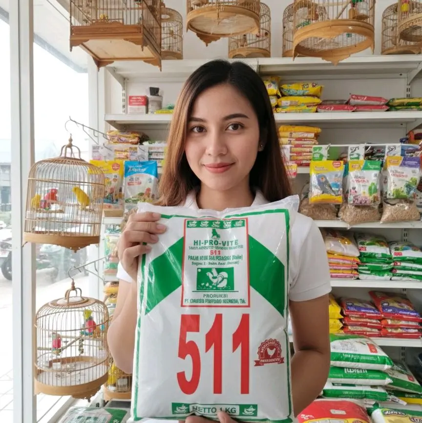 hi pro vite 511 makanan ayam ras pedaging kemasan 1kg