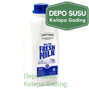 A Susu Hometown 1L / 2L / 3L | Premium Fresh Milk Home Town Susu Sapi Murni Segar 1 2 3 Liter Belgian Chocolate Coklat