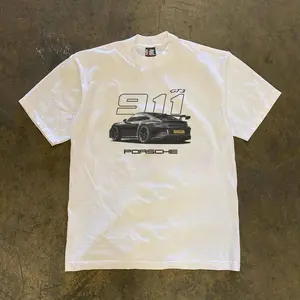 JJ.STORE Fit 100%Cotton Metallica Kaos pria dan wanita graffiti print American Retro Style Round Neck hip-hop style T-shirt Kaos Wanita Putih Oversize Atasan Bulat