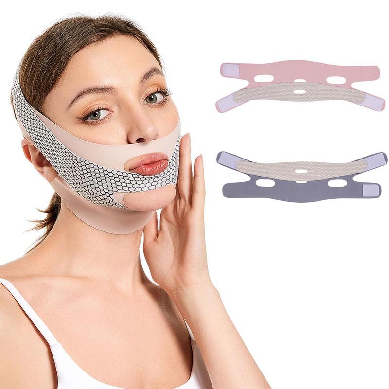 Product Introduction of 1pcs V Shaper Facial Bandage Double Chin Masseter Beauty Sleep Sculpting Mask Face Mask Beauty O4O3 32