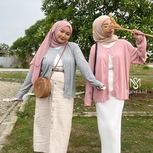 Lavela Cardigan Jumbo XL - XXL Outer Kancing Top Muslim Wanita Lavela Cardigan Jumbo XL - XXL Outer Kancing Top Muslim Wanita