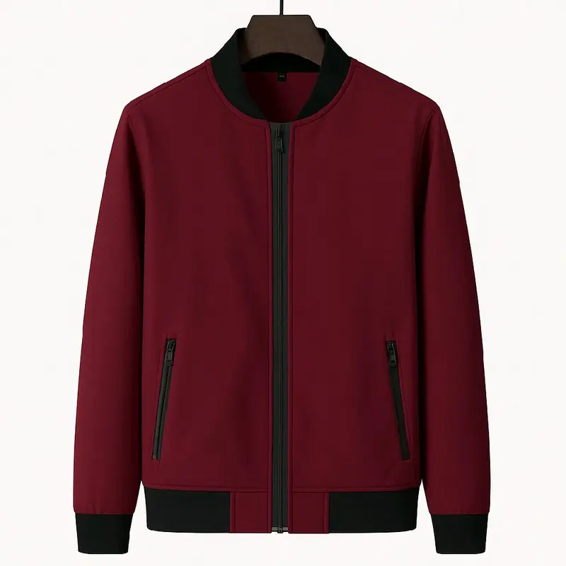 Jaket Bomber Pria Jumbo, Jaket Pria Dewasa Abu Tebal,Jaket pria big size M L XL XXL 3XL 4XL 5XL 6XL 7XL 8XL  Casual Unisex 6