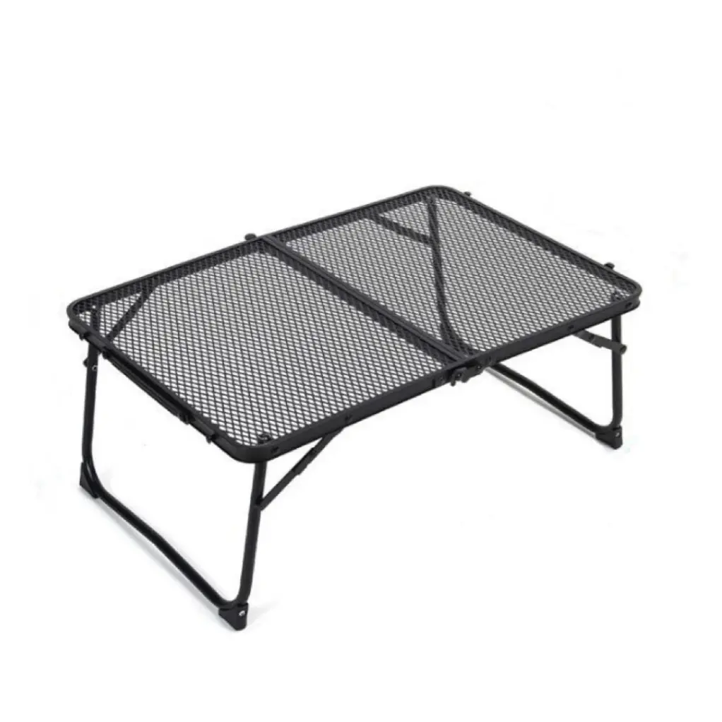 Outdoor Camping Portable Folding Table Aluminium Mesh Table Portable Lightweight