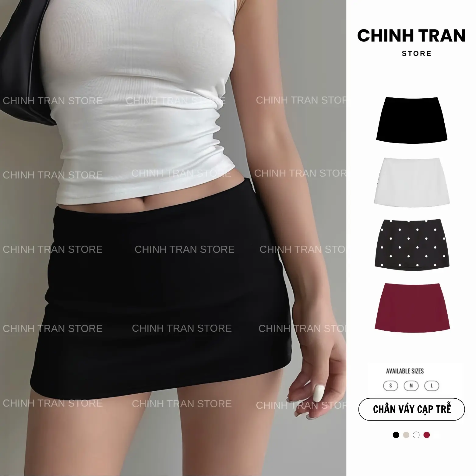 [DEAL LIVE] Chân Váy Cạp Trễ Dáng Ngắn Basic Nhiều Màu Trendy | BigBuy360 - bigbuy360.vn