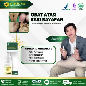 Propolis SM - Obat Tetes Oles Kaki Rayapan, Kutu Air Rorombeheun, Mata Ikan, Kapalan, Infeksi Jamur Gatal Bau Atasi Dengan Propolis SM Isi 6ml