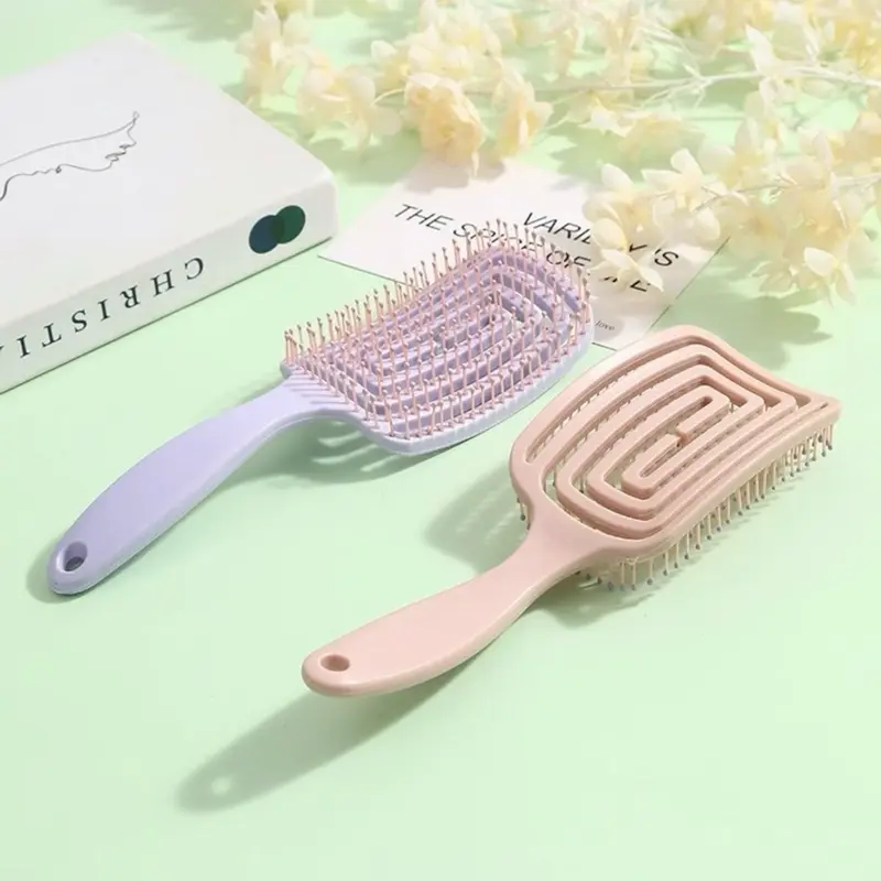 (Mẫu Mới) Lược cong bản to chải tóc massage tóc gỡ rối tạo kiểu sấy phồng t 4